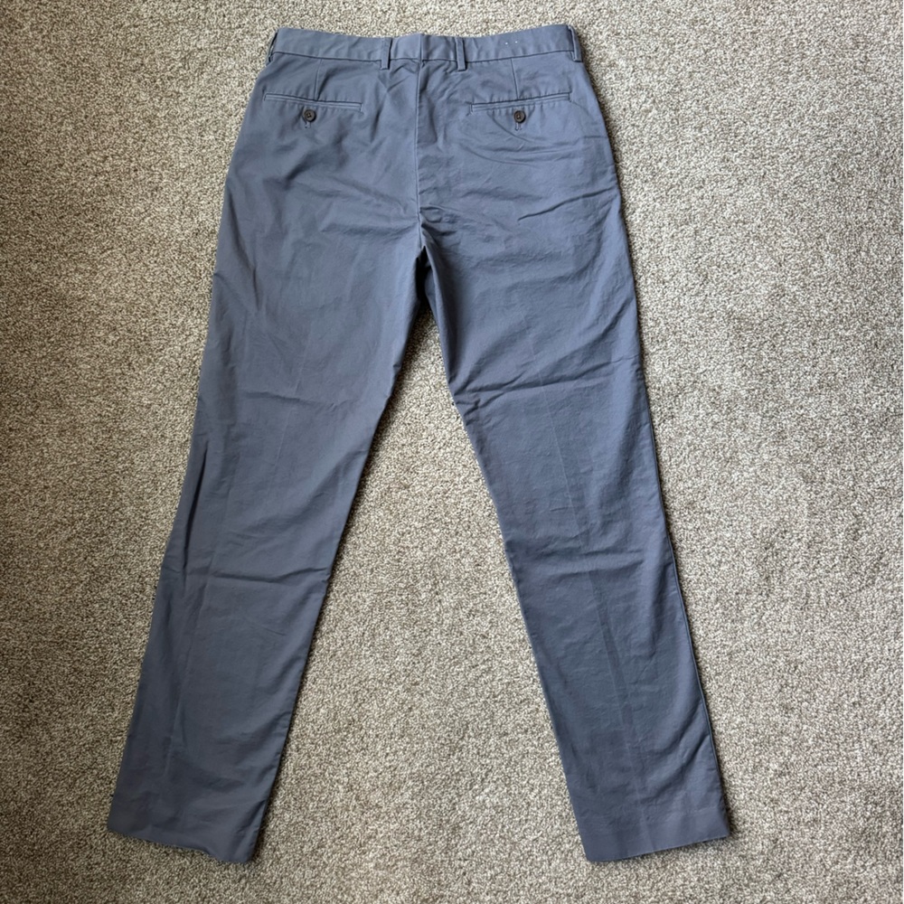J Crew Mens Slim Bedford Pant, Grey, 32W/34L - Picture 3 of 6